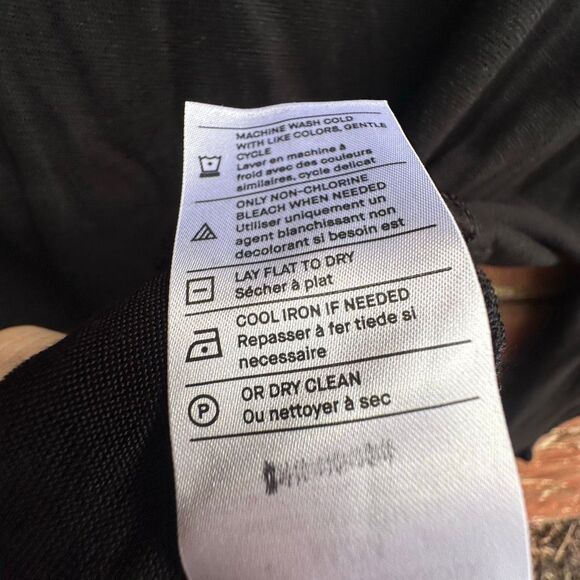 VINCE $225 black jersey drop shoulder rayon spandex top small NEW - Picture 8 of 14